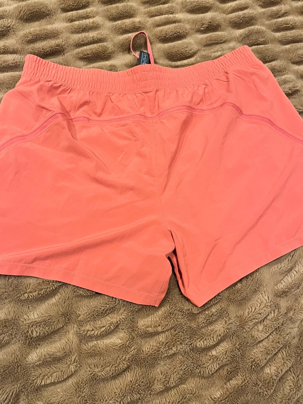 lululemon athletica Coral/Salmon Athletic Shorts